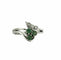 Bague 53 Bague "Noy" motifs floraux en or blanc 18 carats et diamants 58 Facettes BO/230064
