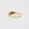 Bague 53.5 Bague or jaune et gris, diamants 58 Facettes DV2647-2