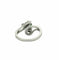 Bague 53 Bague "Noy" motifs floraux en or blanc 18 carats et diamants 58 Facettes BO/230064