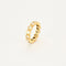 Bague 53 Alliance américaine - Bague d’éternité en or jaune 18 carats et diamants 58 Facettes