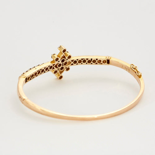 Bracelet Bracelet or jaune et diamant 58 Facettes DV2515-1