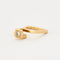 Bague 49.5 Jean Vendôme - Solitaire croisé - Or jaune et Diamant 58 Facettes DV0598-2