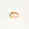 Bague 52 Bague Gypsy en or jaune 18 carats, émeraude et saphirs 58 Facettes 1