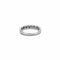 Bague 52.5 Bague alliance demi-tour en or blanc 18k et diamants 58 Facettes BO/240003/