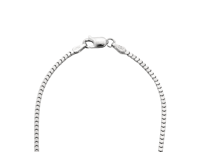 Collier Collier pendentif pavé de diamants en or blanc 18 carats 58 Facettes BO/230045 RIV