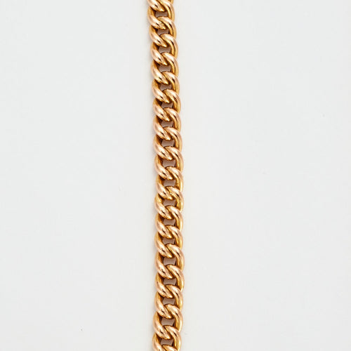Collier Collier à maille gourmette en or rose 58 Facettes DV2796-1