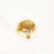 Boucles d'oreilles Paire de clips d'oreilles en or jaune à motif convexe 58 Facettes LF7
