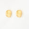 Boucles d'oreilles Paire de clips d'oreilles en or jaune à motif convexe 58 Facettes LF7