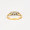 Bague 51 Bague en or jaune et diamants 58 Facettes DV5653-3-51-2