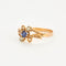 Bague 57 Bague saphir et perles 58 Facettes DV0608-5