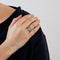 Bague 55 Mauboussin - Ma princesse d'amour - or gris et améthystes 58 Facettes DV0599-2