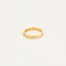 Bague 52 Bague en or jaune 18 carats ciselé et diamants 58 Facettes