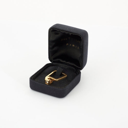 Bague 49.5 Jean Vendôme - Solitaire croisé - Or jaune et Diamant 58 Facettes DV0598-2