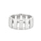Bague 61 Chaumet - Bague bandeau Class One en or blanc et diamants 58 Facettes BO/230007 STA