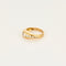 Bague 50 Bague en or jaune 18 carats sertie de diamants taille brillant 58 Facettes