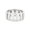 Bague 61 Chaumet - Bague bandeau Class One en or blanc et diamants 58 Facettes BO/230007 STA