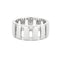 Bague 61 Chaumet - Bague bandeau Class One en or blanc et diamants 58 Facettes BO/230007 STA