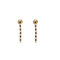 Boucles d'oreilles Boucles d'oreilles pendantes en or jaune 18k et saphirs, diamants 58 Facettes BO/250013