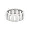 Bague 61 Chaumet - Bague bandeau Class One en or blanc et diamants 58 Facettes BO/230007 STA