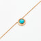 Collier PIAGET - Pendentif "Possession" Or Rose, Turquoise & Diamants 58 Facettes G33PD200