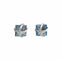 Boucles d'oreilles Boucles d'oreilles en or blanc 18 carats et diamants, aigue-marine 58 Facettes BO/230036