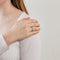 Bague 53 2 Alliances Tour complet or blanc 58 Facettes 230425