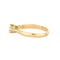Bague 51.5 Bague solitaire en or jaune 18 carats et diamant 0,20 ct 58 Facettes BO/230022 RIV