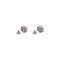 Boucles d'oreilles Puces d’oreilles entourage en or blanc et diamants, rubis 58 Facettes BO/230031 NSS