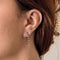 Boucles d'oreilles Boucles d'oreilles pendantes en or jaune 18k et saphirs, diamants 58 Facettes BO/250013