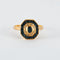 Bague Bague Style Art Déco en or jaune, saphir 58 Facettes 527