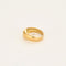 Bague 49 Chevalière jonc en or jaune 18 carats et diamant taille ancienne 58 Facettes