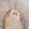 Bague 59 Bague Spirale en or jaune 18 carats et diamants, saphir 58 Facettes BO/240042
