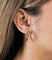 Boucles d'oreilles Boucles d’oreilles créoles tubes carrés en or jaune 18 carats 58 Facettes BO/230117