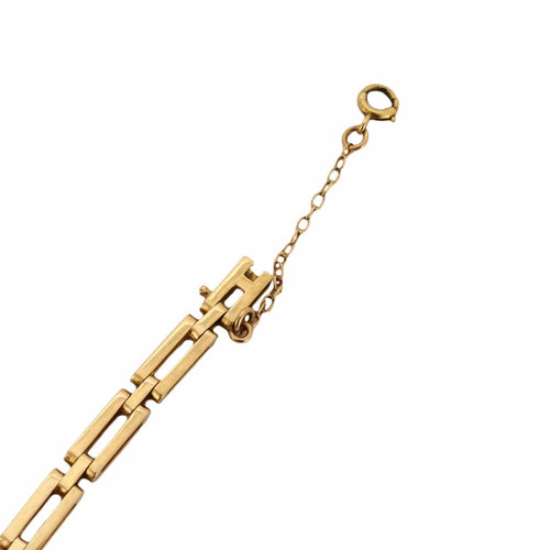 Bracelet Bracelet Art Déco en or jaune 18k et diamants 58 Facettes BO/230026