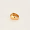 Bague 44 Chevalière rubis ovale en or jaune 18 carats 58 Facettes 1