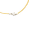 Collier Collier maille oméga réversible en or jaune et or blanc 58 Facettes BO/250006