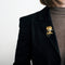 Broche VAN CLEEF & ARPELS  - Lion ébouriffé - or , diamants émeraude 58 Facettes DV0721-1