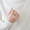 Bague 53 Bague Versatile double jonc en or jaune 18k et diamants 58 Facettes BO/240025
