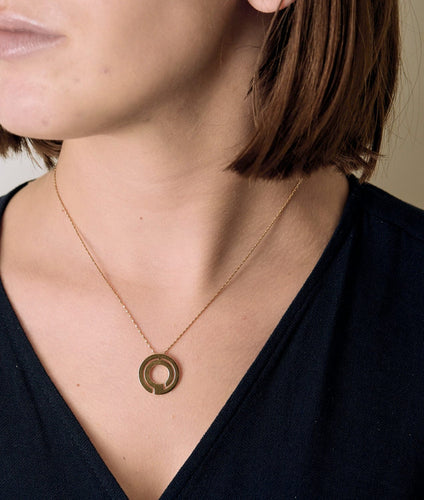 Collier Dinh Van - Collier Seventies en or jaune 18 carats 58 Facettes BO/250012