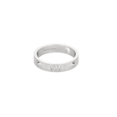 Bague 50 Gucci - Bague Icon en or blanc 58 Facettes BO/250015//