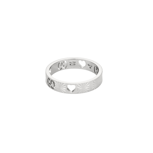 Bague 50 Gucci - Bague Icon en or blanc 58 Facettes BO/250015//