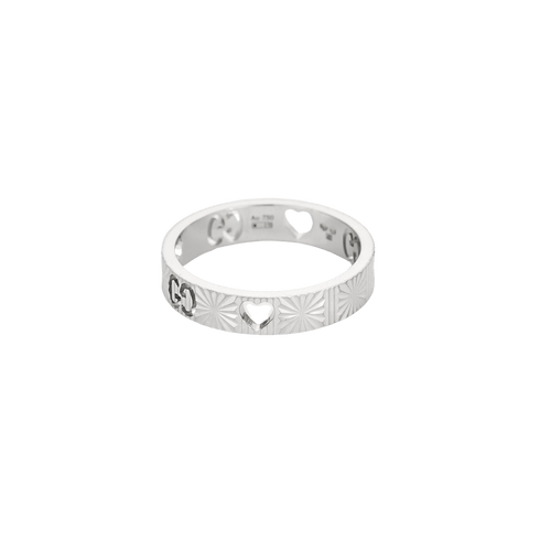 Bague 50 Gucci - Bague Icon en or blanc 58 Facettes BO/250015//