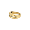 Bague 51 Bague jonc en or jaune 18 carats et diamants taille brillant 58 Facettes BO/250019
