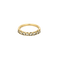 Bague 46 Bague alliance demi-tour en or blanc 18k et diamants 58 Facettes BO//250025
