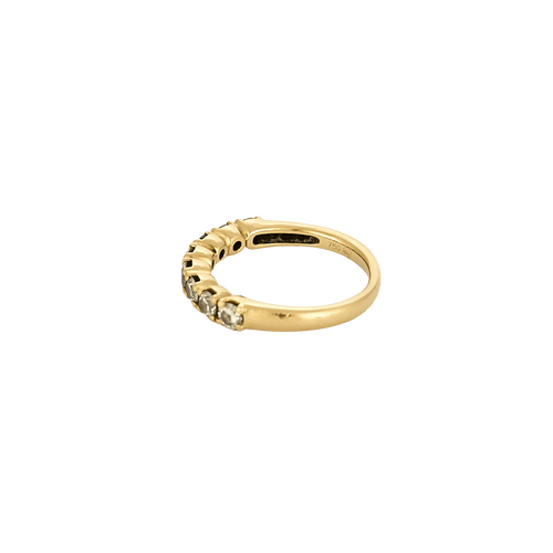 Bague 46 Bague alliance demi-tour en or blanc 18k et diamants 58 Facettes BO//250025