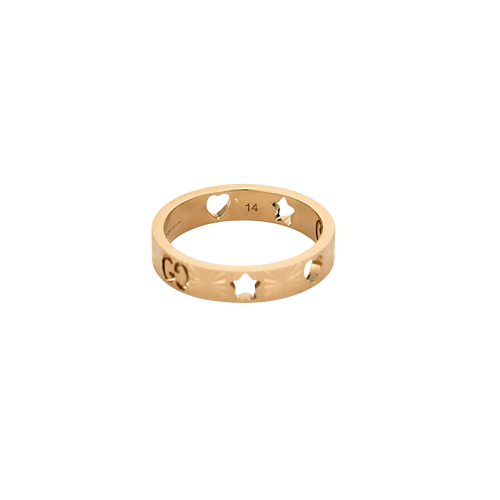 Bague 50 Gucci - Bague Icon en or rose 18 carats 58 Facettes BO/250014//