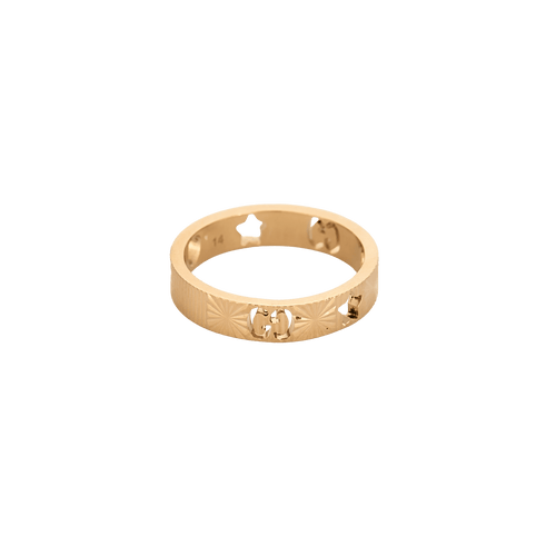 Bague 50 Gucci - Bague Icon en or rose 18 carats 58 Facettes BO/250014//