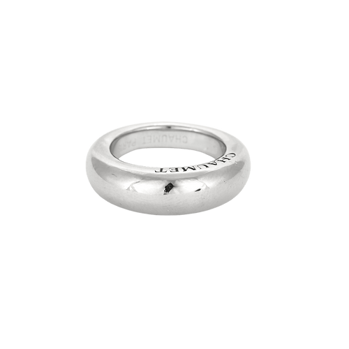 Bague 51 Chaumet - Bague jonc lisse en or blanc 18 carats 58 Facettes BO/250004/