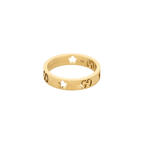 Bague 50 Gucci - Bague Icon en or jaune 18 carats 58 Facettes BO/250016/