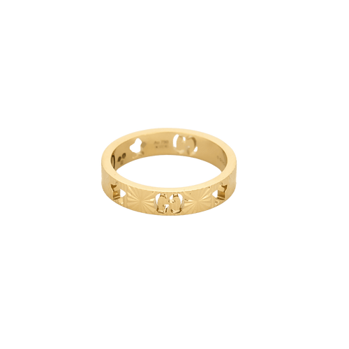 Bague 50 Gucci - Bague Icon en or jaune 18 carats 58 Facettes BO/250016/